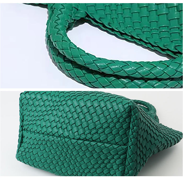 トートバッグ 編み込み 大容量 通販 レディース バッグ 大きめ おしゃれ ハンドバッグ 手提げ 通勤バッグ トート ポーチ付き メンズ トートバッグ | BACKYARD FAMILY | 17