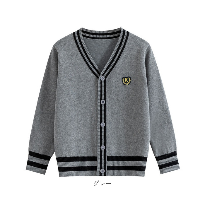 スクールカーディガン 制服 通販 カーディガン おしゃれ 学生服 男の子 女の子 ジュニア ライン入り スクールセーター 通学 キッズ スクールカーディガン | BACKYARD FAMILY | 19