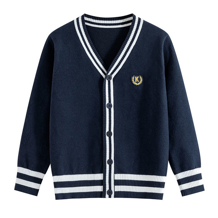 スクールカーディガン 制服 通販 カーディガン おしゃれ 学生服 男の子 女の子 ジュニア ライン入り スクールセーター 通学 キッズ スクールカーディガン | BACKYARD FAMILY | 10