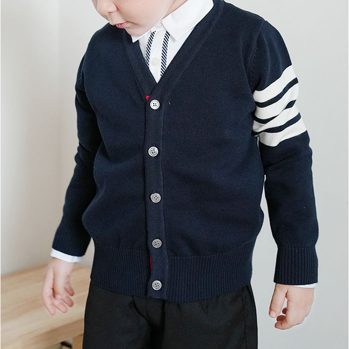 スクールカーディガン ジュニア キッズ 通販 学生服 男の子 カーディガン おしゃれ 女の子 ライン入り 子供服 かわいい 通学 スクールカーディガン | BACKYARD FAMILY | 16