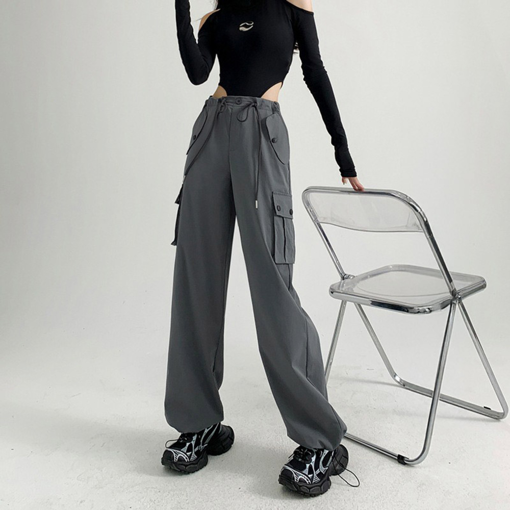 レディース ボトムス 通販 パンツ カーゴパンツ ズボン おしゃれ ゆったり ウエストゴム 春秋 ストリート 体型カバー カジュアル ロングパンツ レディース | BACKYARD FAMILY | 08