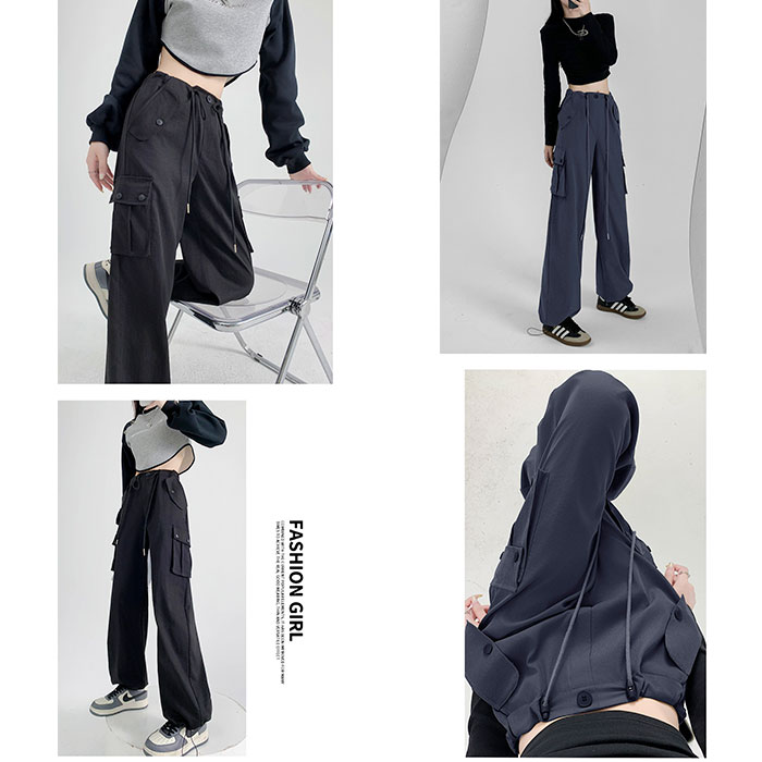 レディース ボトムス 通販 パンツ カーゴパンツ ズボン おしゃれ ゆったり ウエストゴム 春秋 ストリート 体型カバー カジュアル ロングパンツ レディース | BACKYARD FAMILY | 22