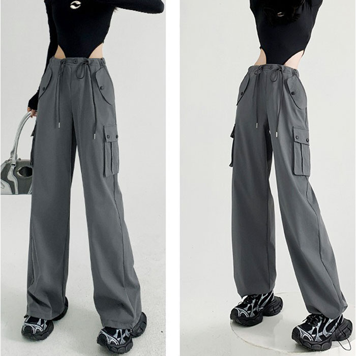 レディース ボトムス 通販 パンツ カーゴパンツ ズボン おしゃれ ゆったり ウエストゴム 春秋 ストリート 体型カバー カジュアル ロングパンツ レディース | BACKYARD FAMILY | 24