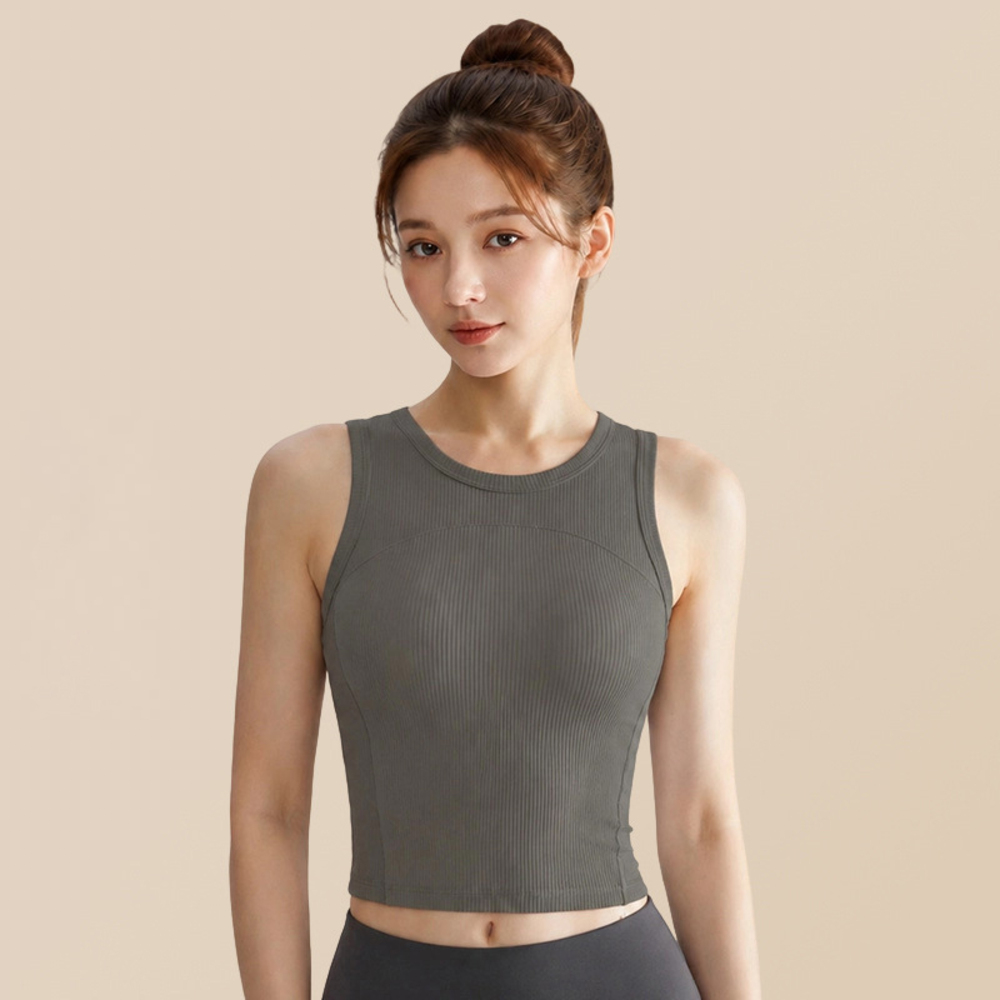 ヨガウェア トップス タンクトップ 通販 ノースリーブ ヨガ ブラトップ パット付き レディース おしゃれ 女性 カップ付き ピラティス | BACKYARD FAMILY | 04