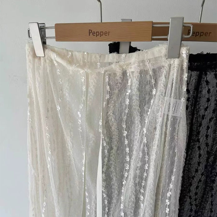 シアーレース スカート レディース 通販 レイヤードスカート シースルー レイヤード 重ね着 巻きスカート 刺繍 透け感 おしゃれ フェミニン | BACKYARD FAMILY | 12