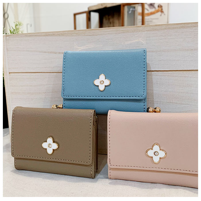 がま口 折財布 財布 ３つ折り財布 通販 がま口折財布 がま口財布 がまぐち財布 がまぐち ウォレット 小銭入れ 紙幣入れ カード 動物 くま クマ 熊 キュート | ブランド登録なし | 14