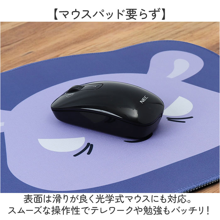 デスクマット キャラクター 通販 かわいい マウス対応 マウスパッド デスク マット ダイカットデスクマット おしゃれ オシャレ PCマット 滑りどめ デスクマット | BACKYARD FAMILY | 10