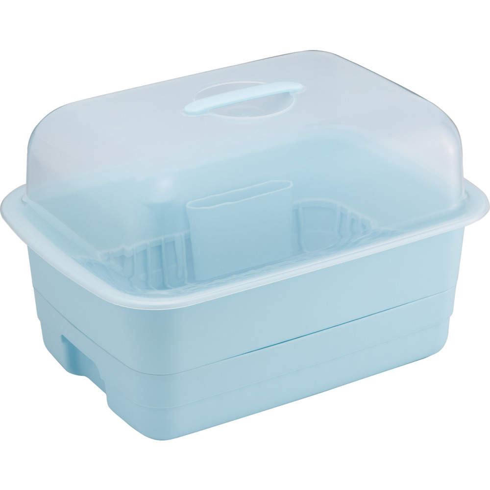 水切りかご 通販水切りかご プラスチック H＆H ディッシュドレイナー M 水切りカゴ 水切り籠 水切りラック 水切りバスケット 水切りトレー 大容量  水切りかご | HOME＆HOME | 02