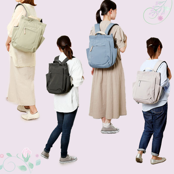 リュック anello GRANDE リュック 通販 アネログランデ GHN1094 リュックサック バックパック デイパック 10ポケット 撥水 はっ水 通学 通勤 A4 シンプル | anello GRANDE | 06