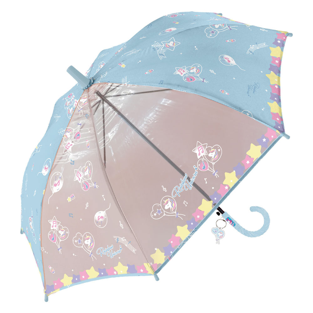傘 通販傘 キッズ 50cm 女の子 子供用 ジャンプ ワンタッチ 50 50