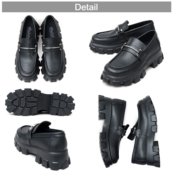 グラベラ glabella グラベラ シューズ ローファー 厚底 通販 厚底シューズ ビットローファー ビットシューズ プラットフォームソール ブロックソール ビット |  | 11