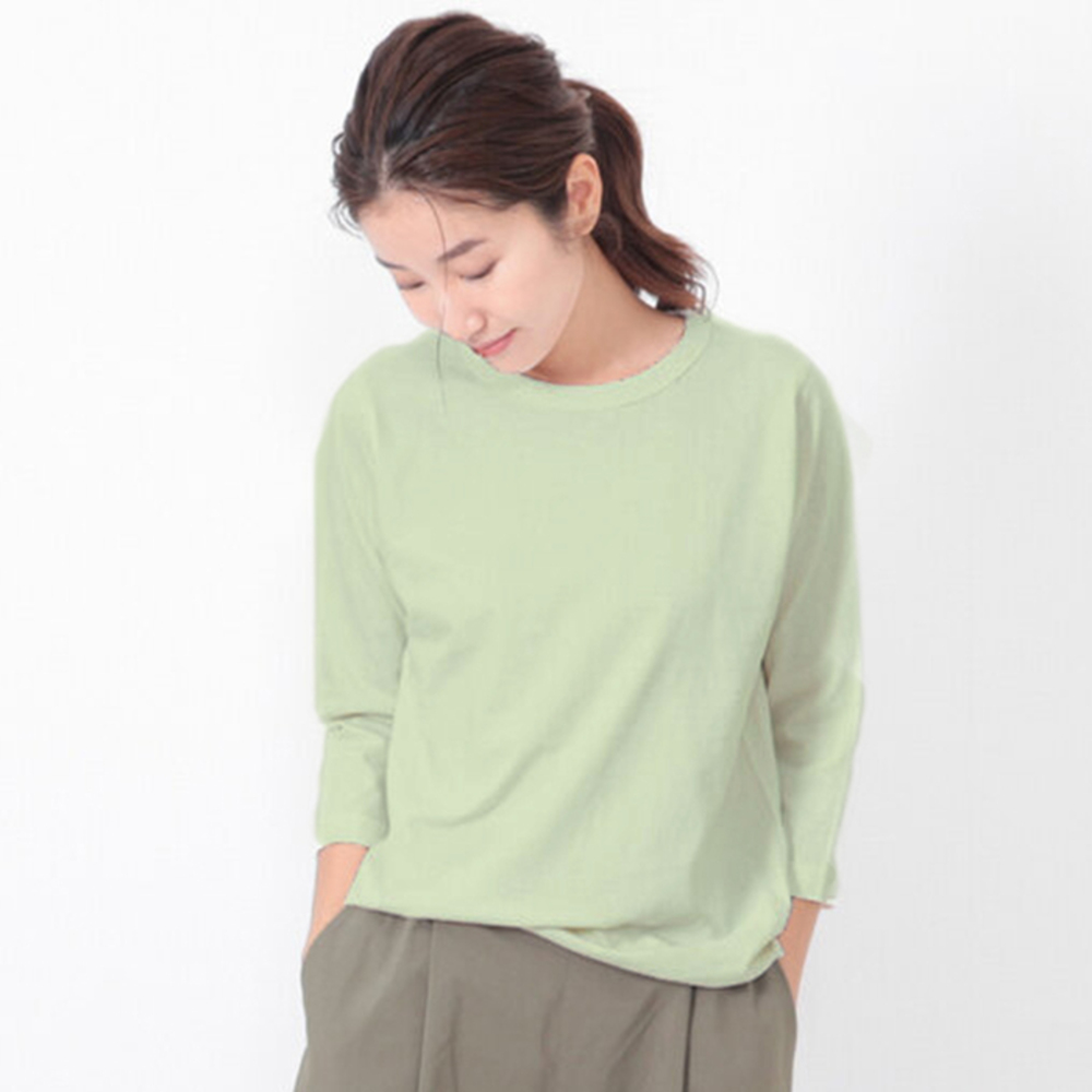 7分丈 Tシャツ レディース 通販 カットソー 七分袖 7分袖 ロンT 七分