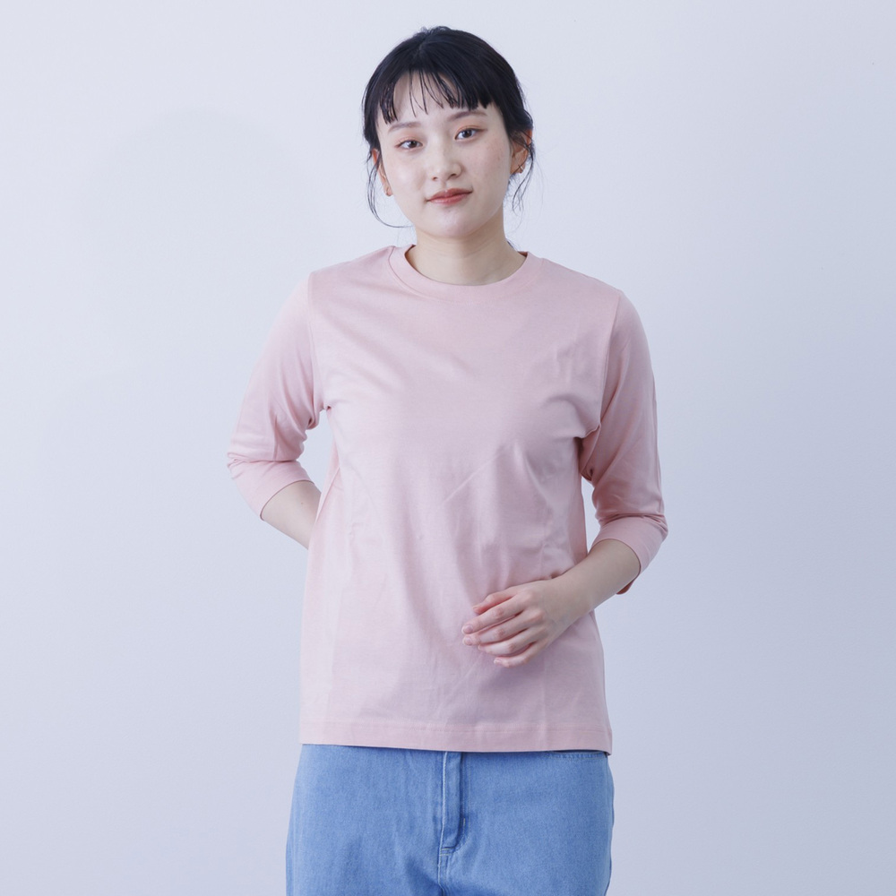 カットソー(長袖/七分) ella select shop peach skin longsleeve T LONG SLEEVE COOL T | CIT Website