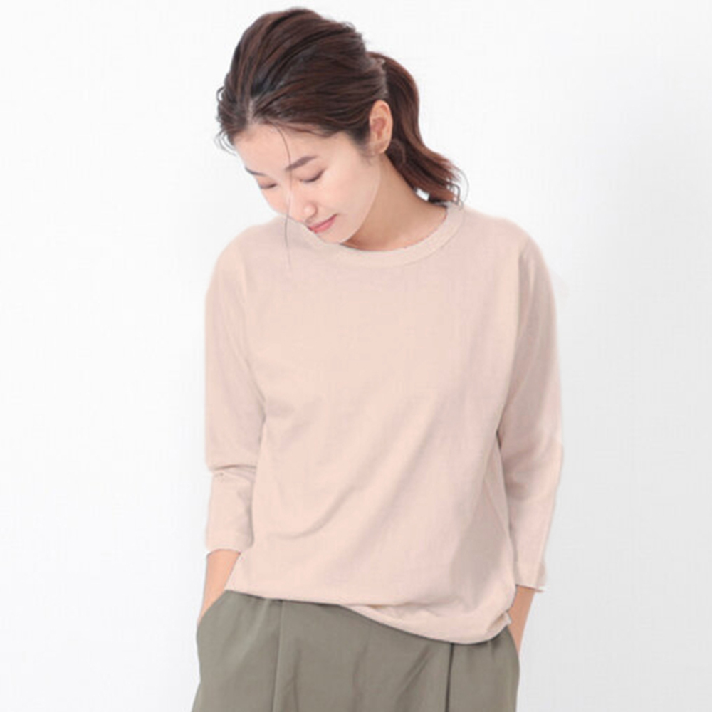 7分丈 Tシャツ レディース 通販 カットソー 七分袖 7分袖 ロンT 七分