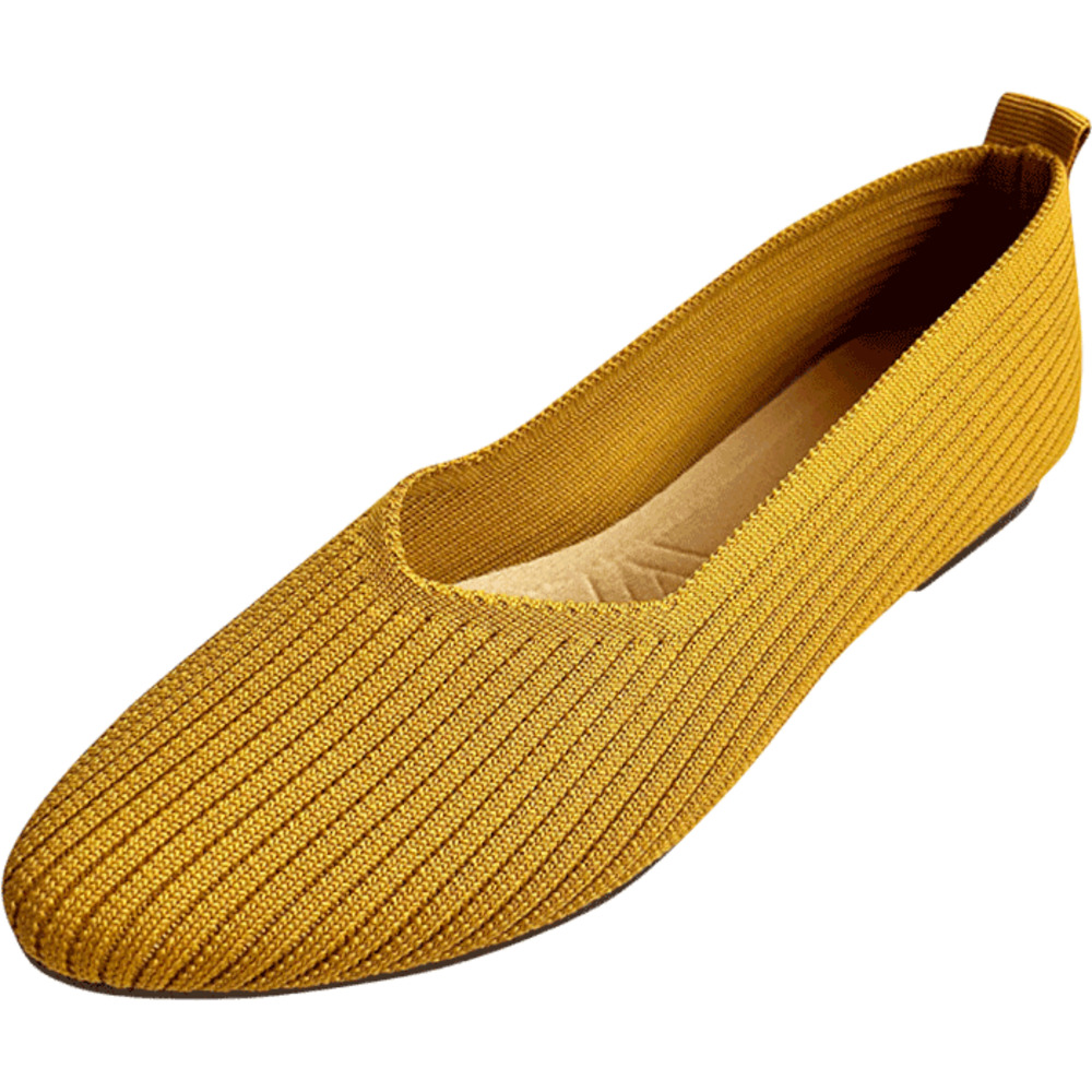 ニットパンプス 痛くない 通販 ニット シューズ パンプス フラットシューズ ぺたんこ レディース靴 コンフォートシューズ ローヒール 婦人靴 くつ |  | 06