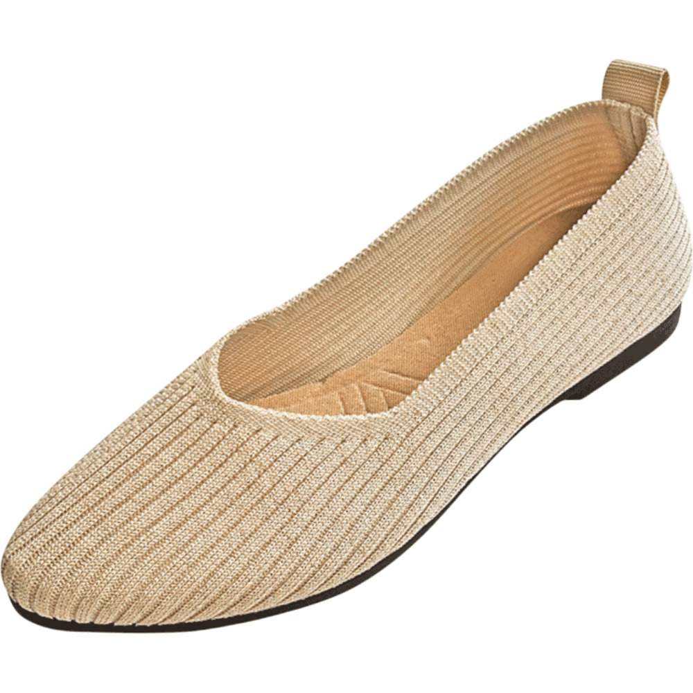 ニットパンプス 痛くない 通販 ニット シューズ パンプス フラットシューズ ぺたんこ レディース靴 コンフォートシューズ ローヒール 婦人靴 くつ |  | 09