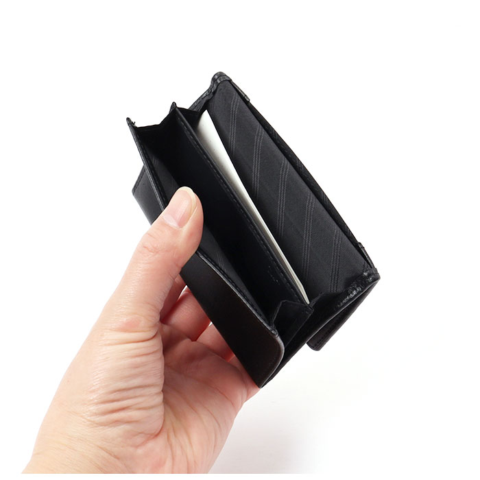 名刺入れ メンズ 本革 通販 名刺ケース カード入れ メモホルダー付き カードケース 革 レザー 名刺 ケース GLOIRE グロワール メモ カバー シンプル 名刺入れ | レイメイ藤井 | 11