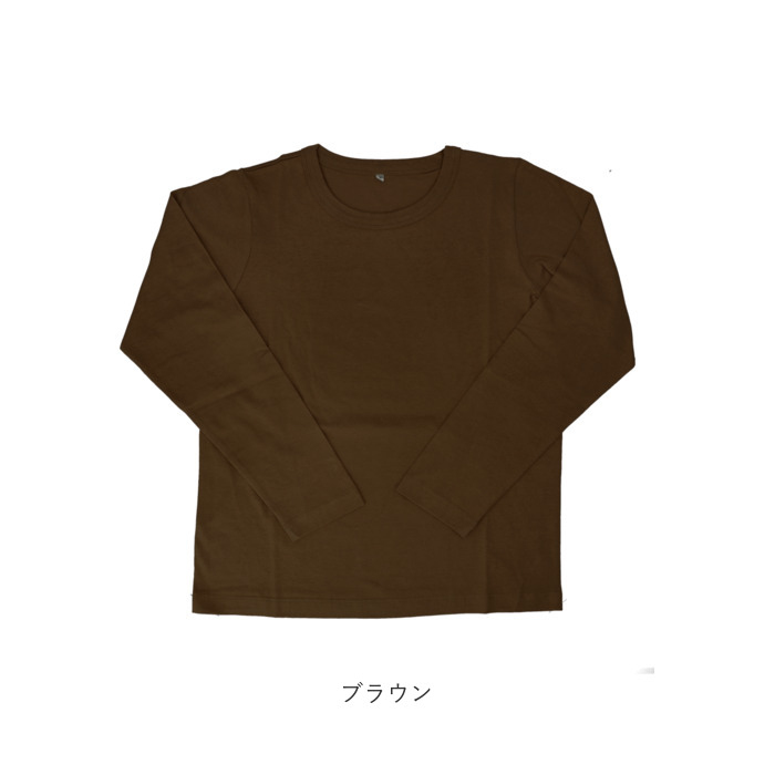 tシャツ レディース 綿100% 通販 PAGE ONE GCS0756 USAコットン 生地 ロンt インナー 長袖Tシャツ カットソー ロンティー プルオーバー おしゃれ | PAGEONE | 16