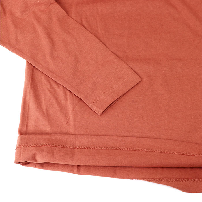 tシャツ レディース 綿100% 通販 PAGE ONE GCS0756 USAコットン 生地 ロンt インナー 長袖Tシャツ カットソー ロンティー プルオーバー おしゃれ | PAGEONE | 12
