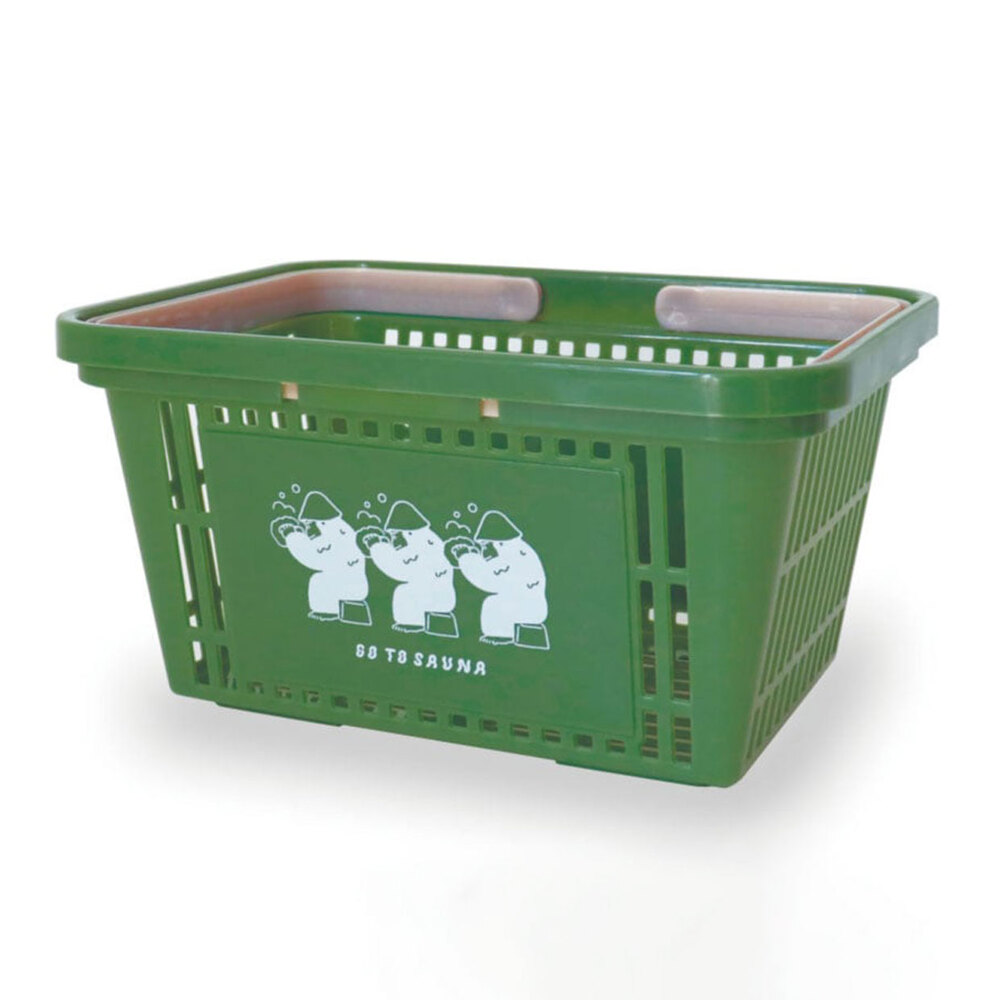 ごリラックス サウナ カゴ かご 籠 小物入れ 小物 サウナ用 まもるさん