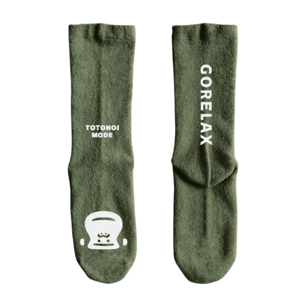 サウナグッズ ゴリラックス 靴下 通販 GORELAX ごリラックス トトノイモード ソックス 湯ったりくつ下 男女兼用 ゆったり フリーサイズ サウナグッズ |  | 02