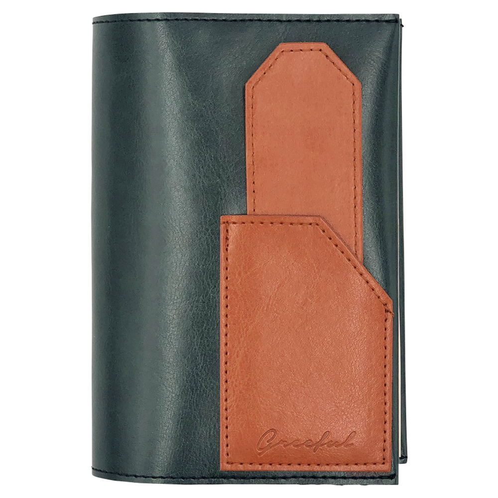 ブックカバー 通販ブックカバー 文庫 Greeful グリーフル 文庫本サイズ しおり 合皮 革 puレザー 本 カバー おしゃれ ブック 文房具 文具 贈り物 ブックカバー | Greed | 05