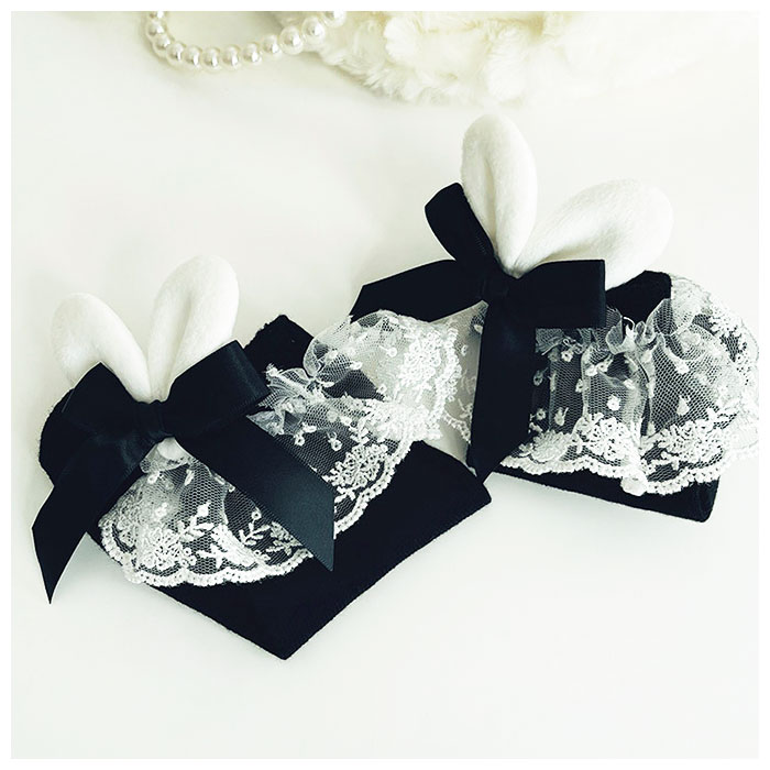 女の子 通販女の子 フォーマル 靴下 ウサギリボン ソックス フォーマルソックス ウサギ リボン くつした くつ下 クルーソックス クルー キッズ 子供 女の子 | ブランド登録なし | 12