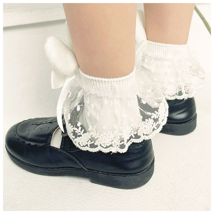 女の子 通販女の子 フォーマル 靴下 ウサギリボン ソックス フォーマルソックス ウサギ リボン くつした くつ下 クルーソックス クルー キッズ 子供 女の子 | ブランド登録なし | 06