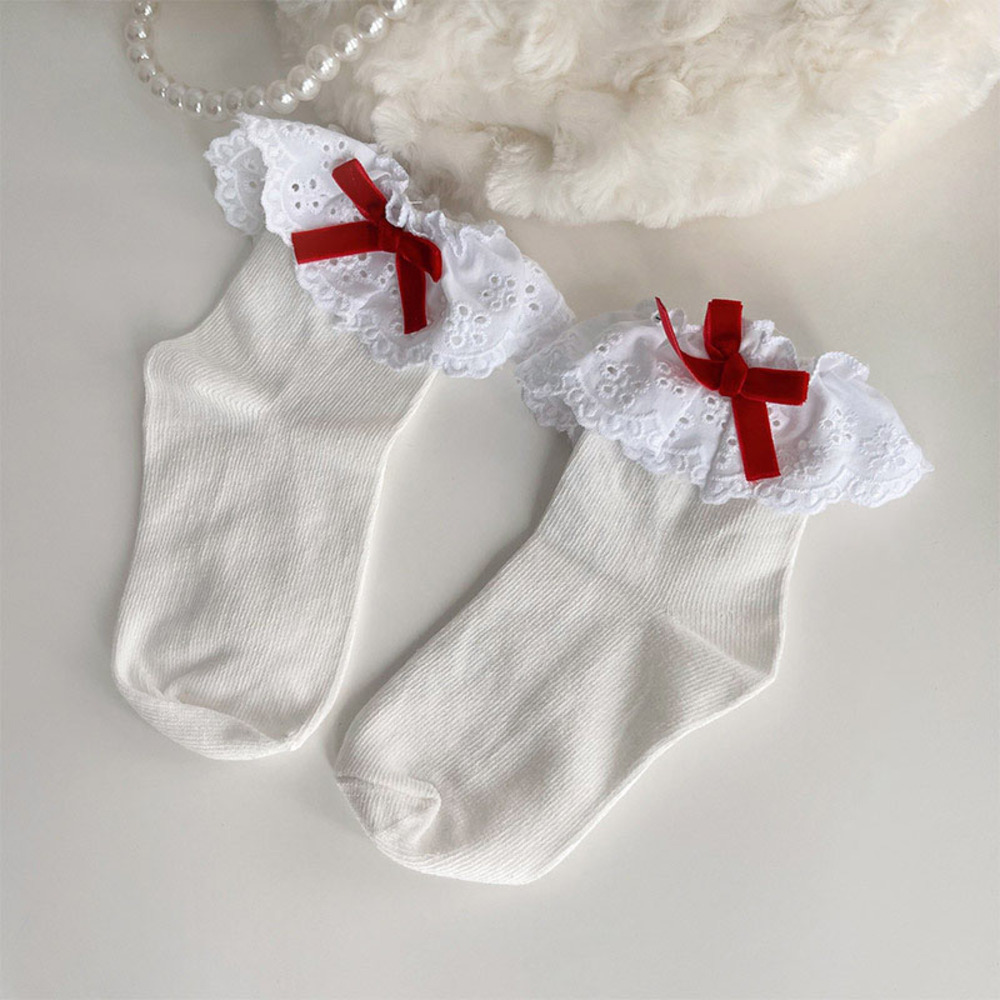 女の子 フォーマル 靴下 カラーリボン 通販 ソックス フォーマルソックス カラー リボン くつした くつ下 クルーソックス クルー キッズ 子供 こども 女の子 | ブランド登録なし | 04