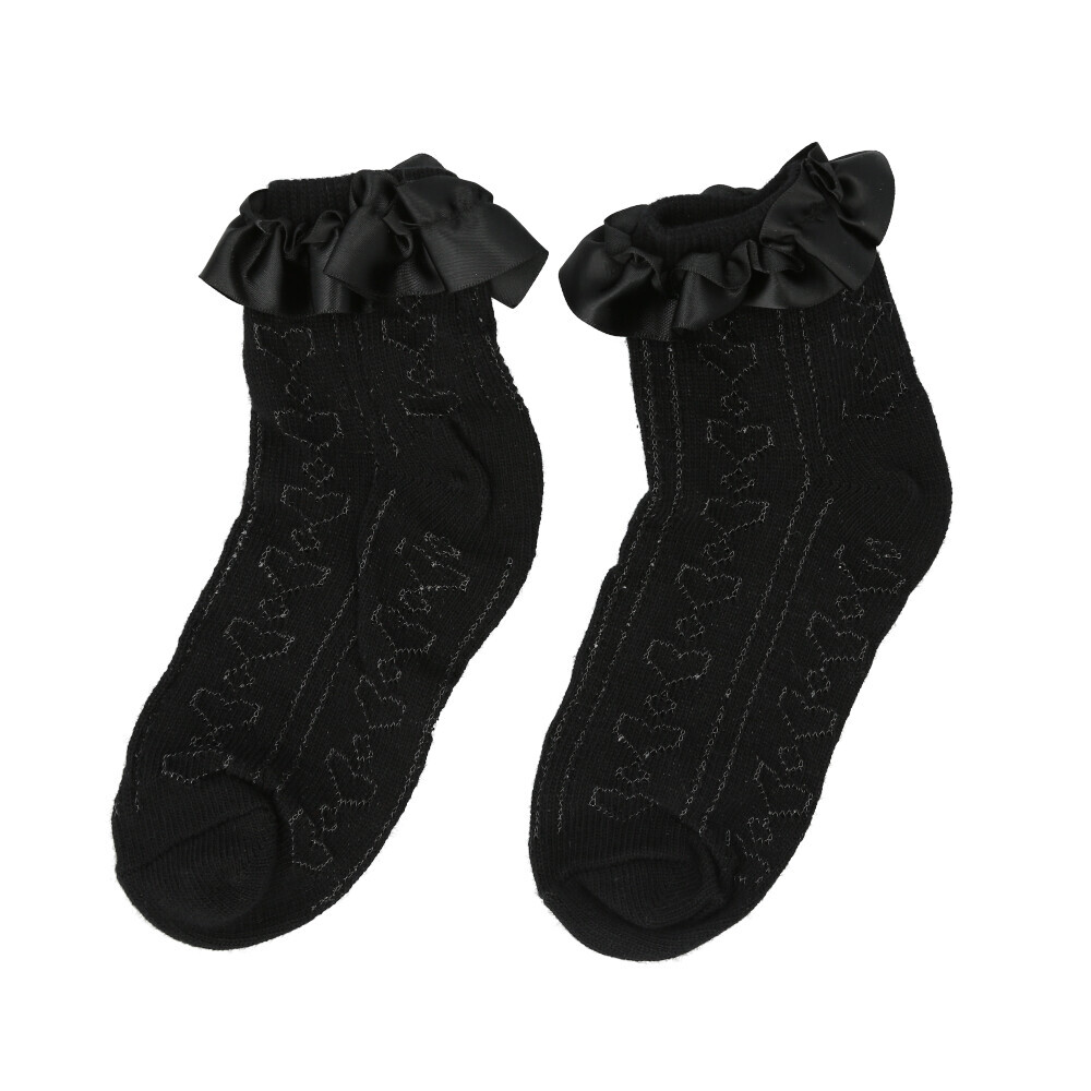 女の子 フォーマル 靴下 サテンレース 通販 ソックス フォーマルソックス サテン レース くつした くつ下 クルーソックス クルー キッズ 子供 こども 女の子 | ブランド登録なし | 02