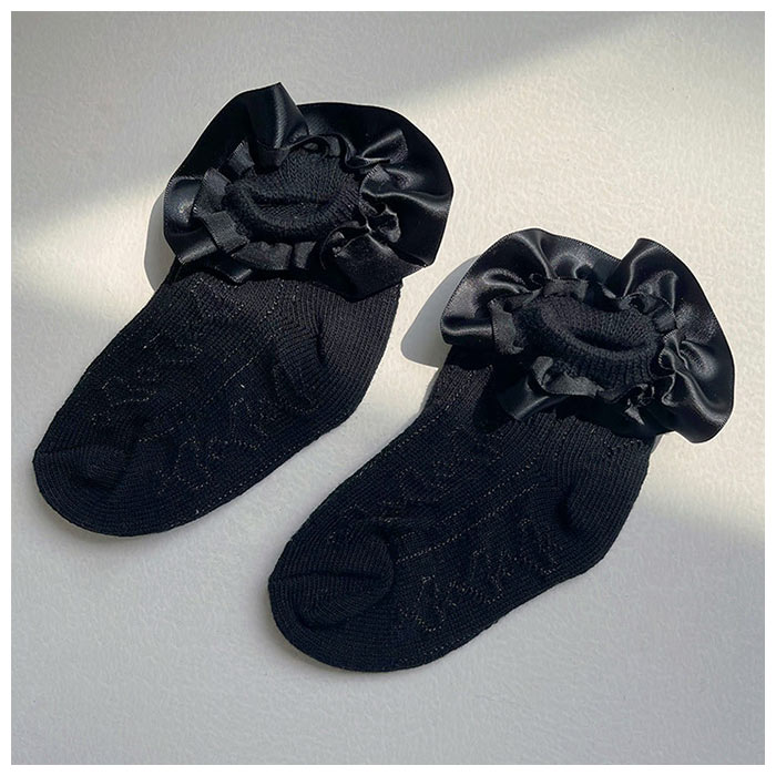 女の子 フォーマル 靴下 サテンレース 通販 ソックス フォーマルソックス サテン レース くつした くつ下 クルーソックス クルー キッズ 子供 こども 女の子 | ブランド登録なし | 08
