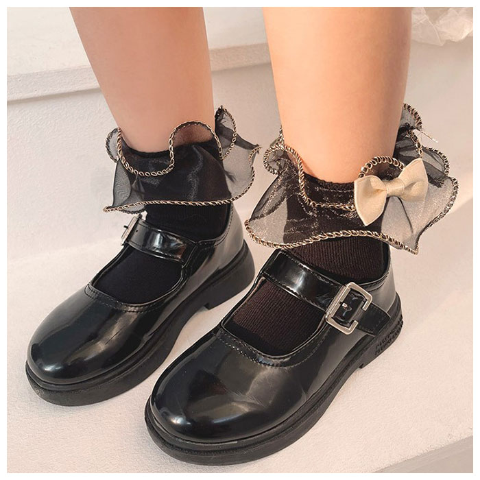 女の子 フォーマル 靴下 シフォンリボン 通販 ソックス フォーマルソックス シフォン リボン くつした くつ下 クルーソックス クルー キッズ 子供 こども 女の子 | ブランド登録なし | 10