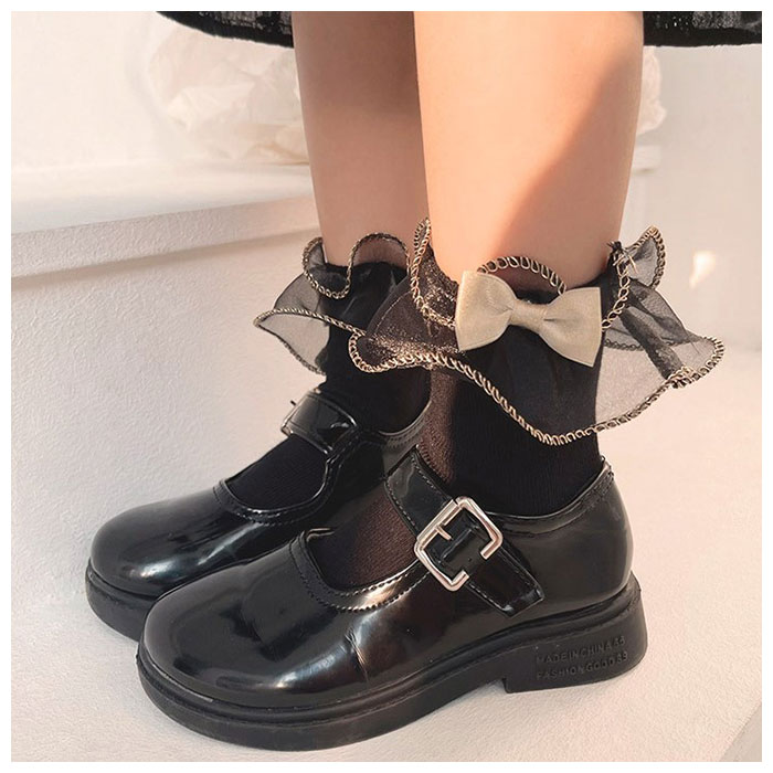 女の子 フォーマル 靴下 シフォンリボン 通販 ソックス フォーマルソックス シフォン リボン くつした くつ下 クルーソックス クルー キッズ 子供 こども 女の子 | ブランド登録なし | 11