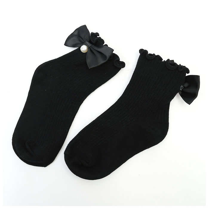 女の子 フォーマル 靴下 パールリボン 通販 ソックス フォーマルソックス パール リボン くつした くつ下 クルーソックス クルー キッズ 子供 こども 女の子 | ブランド登録なし | 07