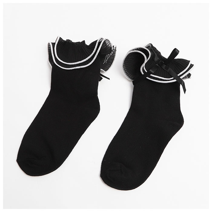 女の子 通販女の子 フォーマル 靴下 ラインリボン ソックス フォーマルソックス ライン リボン くつした くつ下 クルーソックス クルー キッズ 子供 女の子 | ブランド登録なし | 05