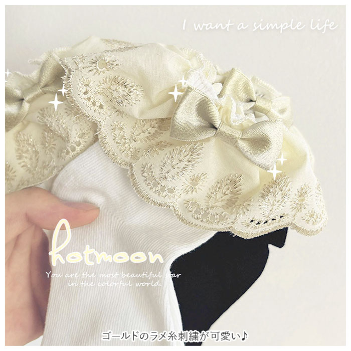 女の子 通販女の子 フォーマル 靴下 刺繍リボン ソックス フォーマルソックス 刺繍 リボン くつした くつ下 クルーソックス クルー キッズ 子供 こども  女の子 | ブランド登録なし | 05