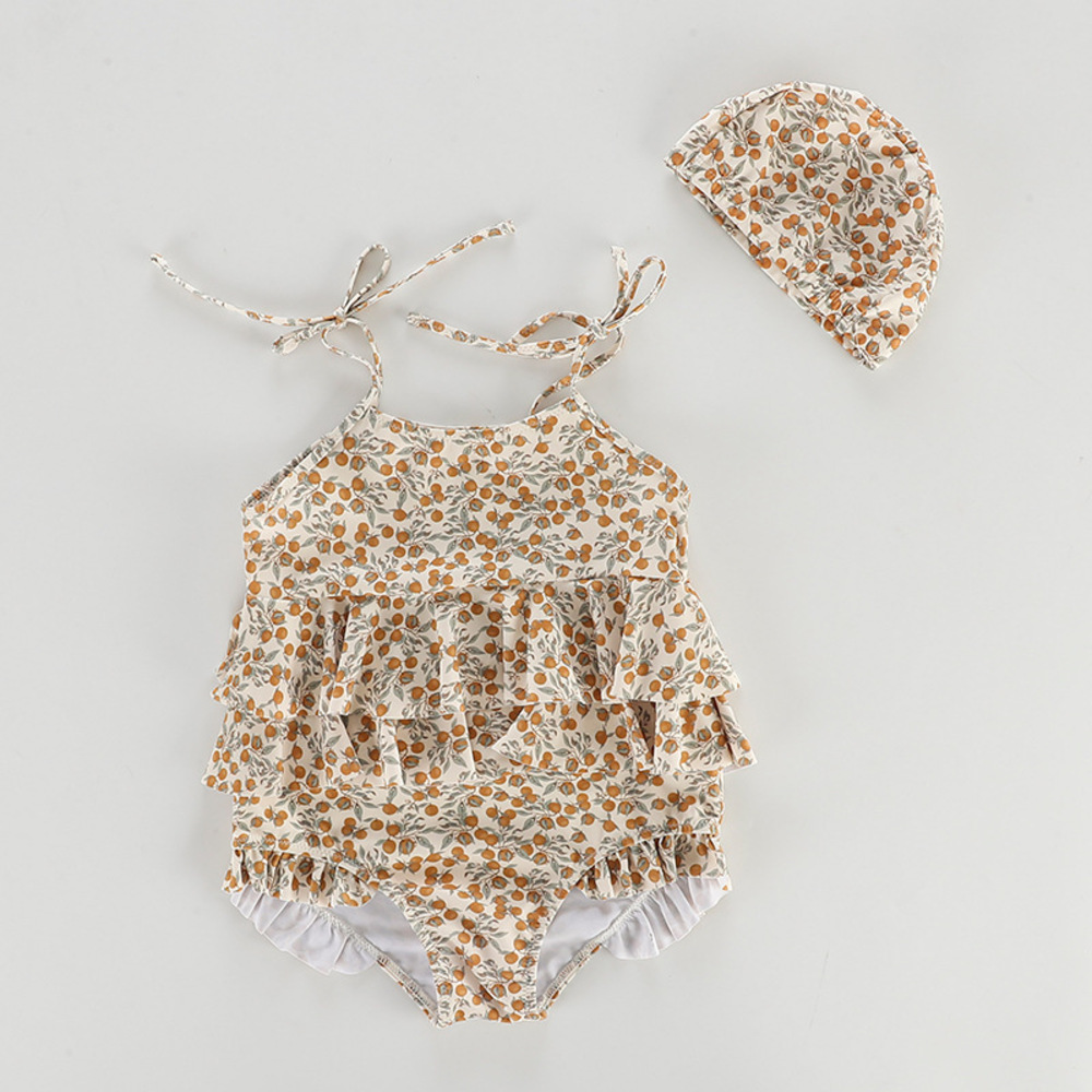 キッズ 水着 女の子 ワンピース 通販 スイムウェア ラッシュガード キッズ水着 セパレート スイムキャップ ベビー水着 帽子 女児 子供 幼児 フリル キッズ |  | 02