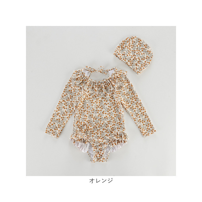 水着 女の子 帽子付き 通販 キッズ水着 みずぎ スイムウェア フリル キャップ付き キャット 帽子 スイムキャップ 柄 子供用 子ども用 女児 キッズ 女子 水着 |  | 16