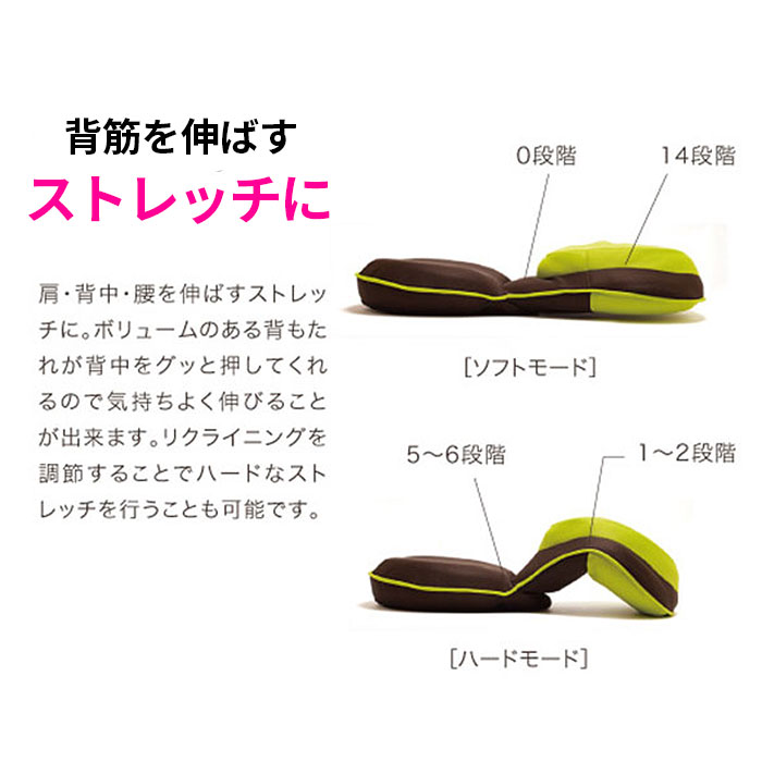 座椅子 リクライニング 通販 背筋がGUUUN 美姿勢座椅子 腰痛 背すじ 姿勢 座イス 座布団 座ぶとん 高反発 沈み込みにくい 骨盤 疲れにくい リラックス 座椅子 | PROIDEA | 17