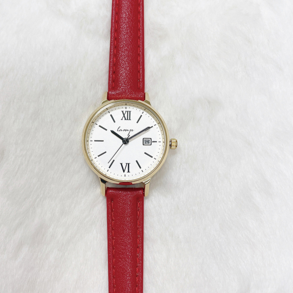 ランプ lamp 通販lamp ランプ 腕時計 革ベルト レディース ウォッチ 時計 カレンダー 見やすい ベルト ベーシック ブランド 女性 女性用 女の子 婦人 シンプル | ランプ | 02