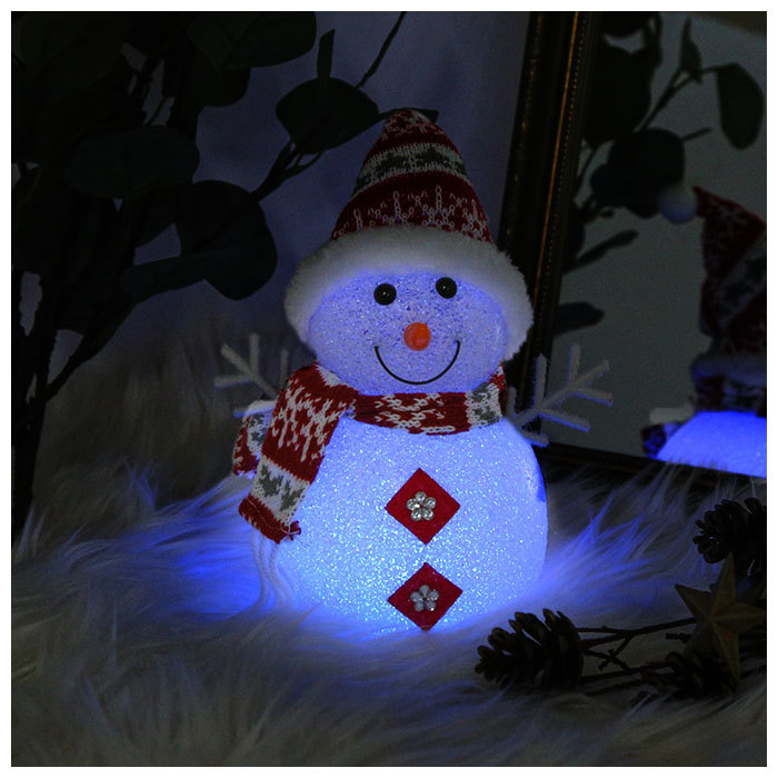 LED イルミネーション 通販 イルミネーションライト 電池式 雪だるま ゆきだるま スノーマン かわいい おしゃれ クリスマス 装飾 ボタン電池