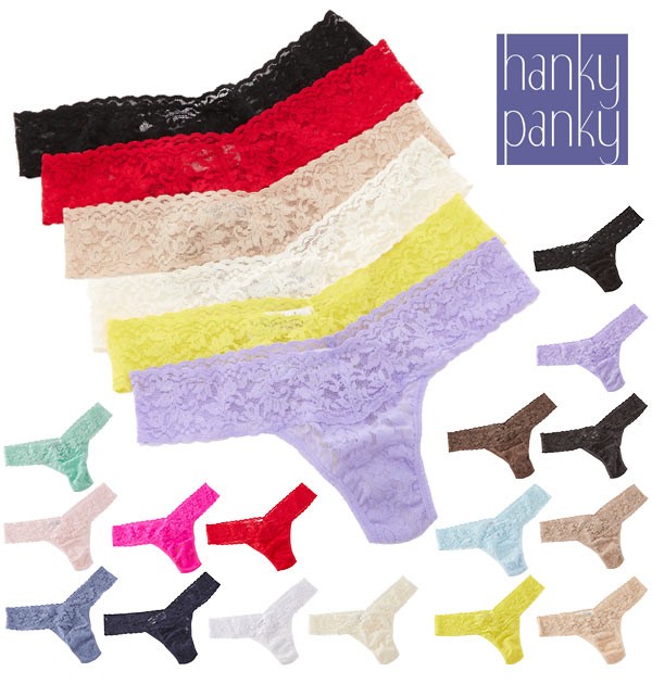 ハンキーパンキー ショーツ タンガ Hanky Panky ショーツ Ｔバック レディース セクシー レース 下着 アンダーウエア ローライズ ソング