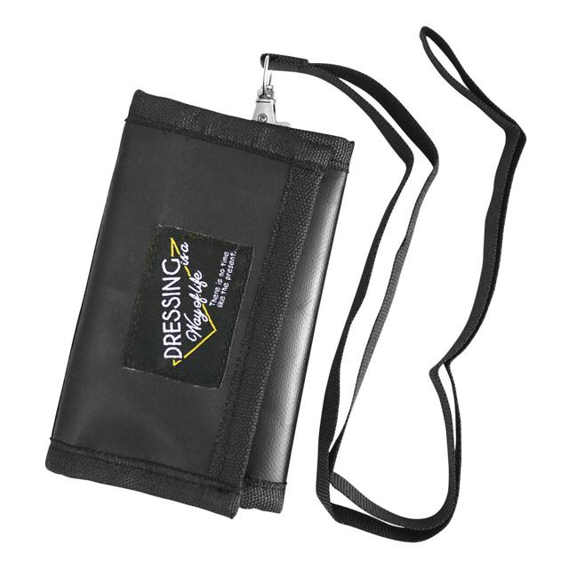 財布 キッズ 男の子 通販 ネックストラップ ひも付き 雨 軽い 撥水 ウォレット はっ水 ポリエステル 黒 サイフ ジュニア ブラック 子ども用 ウォレット 財布 | BACKYARD FAMILY | 01