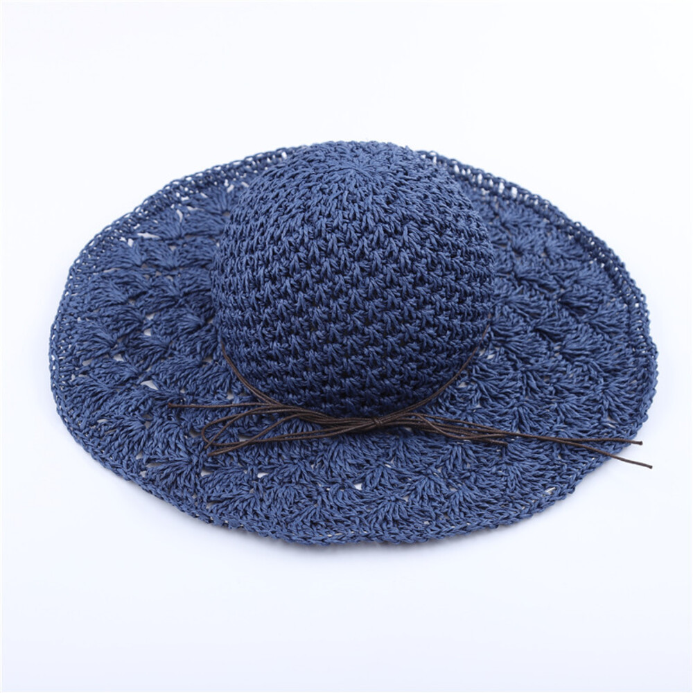 麦わら帽子 レディース 通販 ストローハット ペーパーハット 帽子 ハット 麦わら 日焼け防止 折りたたみ 持ち運び サイズ調整 つば広 キャペリン 麦わら帽子 | BACKYARD FAMILY | 04