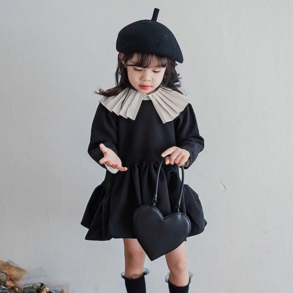 女の子 ワンピース フォーマル 通販 長袖ワンピース キッズ スーツ キッズドレス ワンピ 襟付き 子供服 子供 子ども服 発表会 結婚式 七五三 卒園式 女の子 | BACKYARD FAMILY | 01