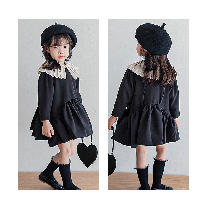 女の子 ワンピース フォーマル 通販 長袖ワンピース キッズ スーツ キッズドレス ワンピ 襟付き 子供服 子供 子ども服 発表会 結婚式 七五三 卒園式 女の子 | BACKYARD FAMILY | 11