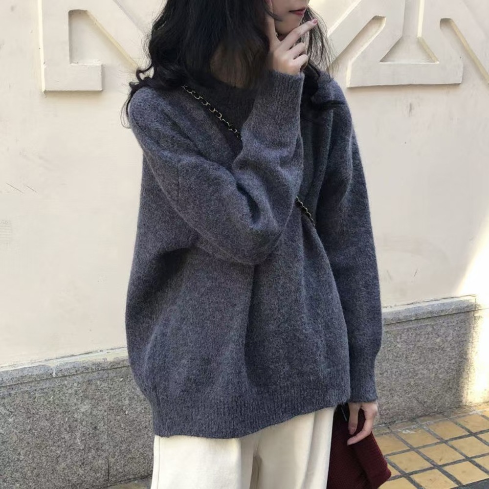 ニット レディース 通販 ニットトップス セーター プルオーバー 長袖 チュニック ロング丈 レディースニット あったかい 暖かい ナチュラル ニット | BACKYARD FAMILY | 04