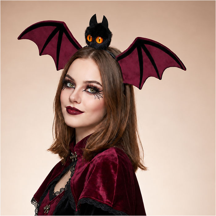 ハロウィン カチューシャ 大人 通販 ハロウィンカチューシャ ハロウィーン コウモリカチューシャ 仮装 ヘアバンド こうもり髪飾り イベント仮装小物 | BACKYARD FAMILY | 07