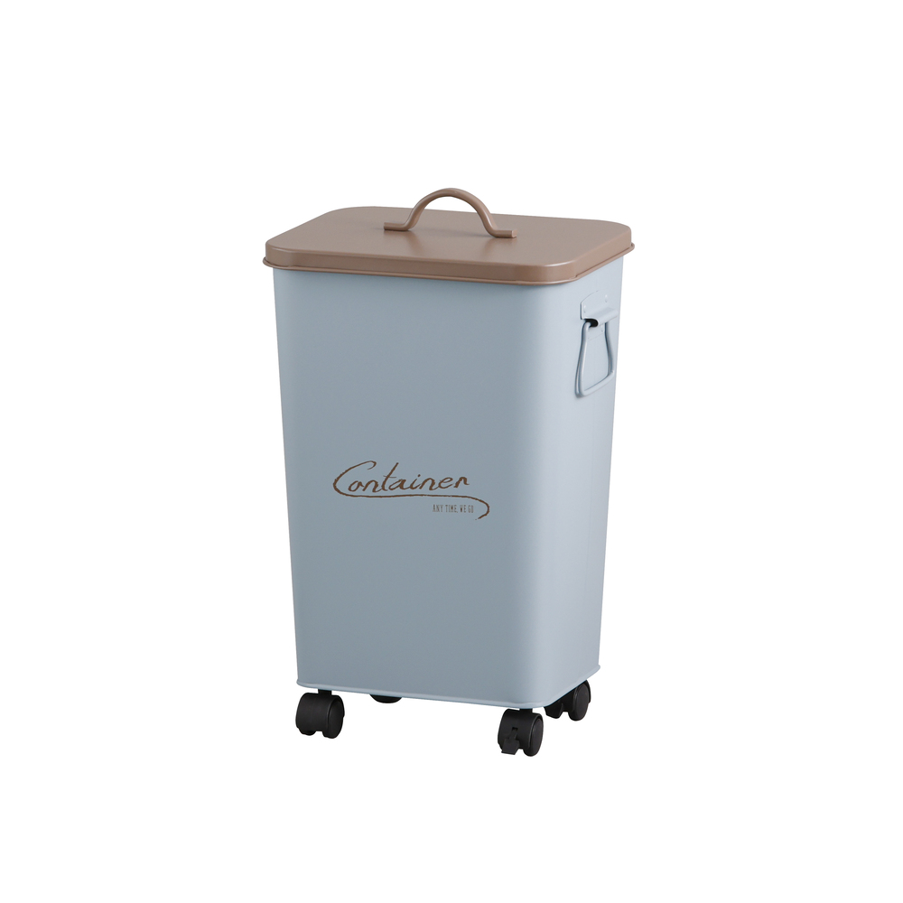 コンテナボックス 蓋付き 通販 パルトゥ コンテナカート ゴミ箱 ごみ箱 アビテ ダストボックス ふた付き 蓋付き キャスター付 アイアン コンテナボックス | 生活雑貨 | 02