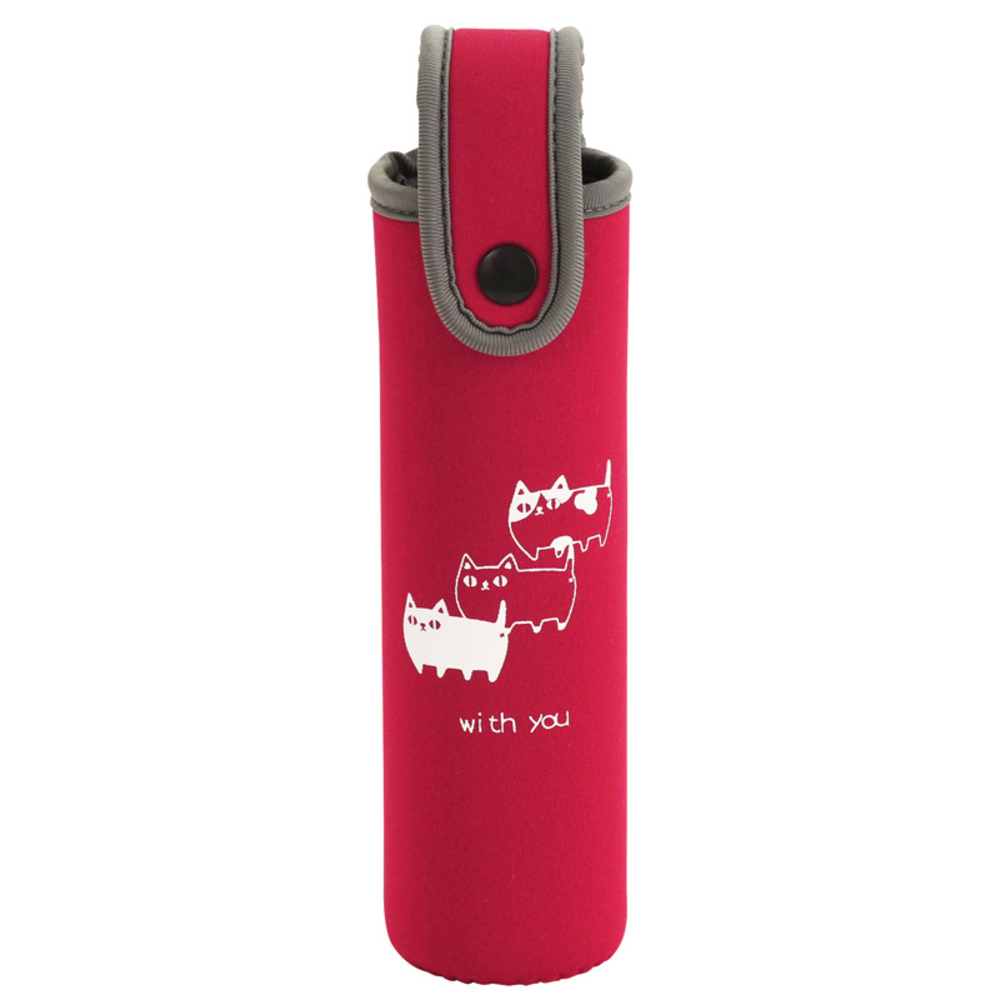 ボトルホルダー 通販ボトルホルダー 200ml 水筒カバー ボトルカバー 猫3兄弟 猫 三兄弟 専用ホルダー カバー ネコ ねこ かわいい 持ち運び ボトルホルダー | ブランド登録なし | 01